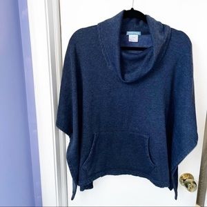 WAKE&WEAR INK IVY BLUE PONCHO